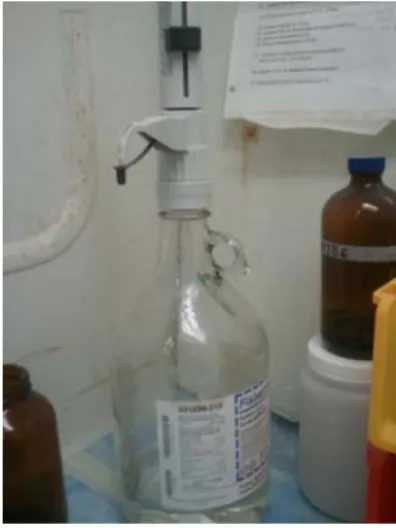 Figure 17 : Acide sulfurique à 98% 