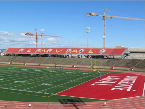 Figure 2 : Le stade de l’université 