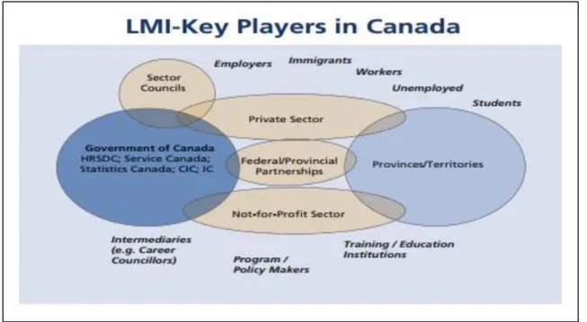 Figure 1. LMI-key players in Canada 