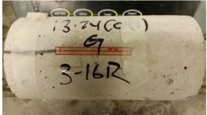 Figure 3.3: Strain Gage Set-up 