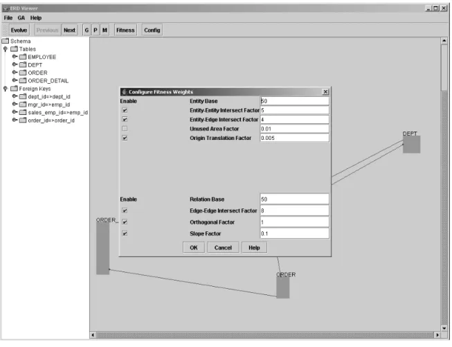 Figure 5. The ERD Viewer in operation 