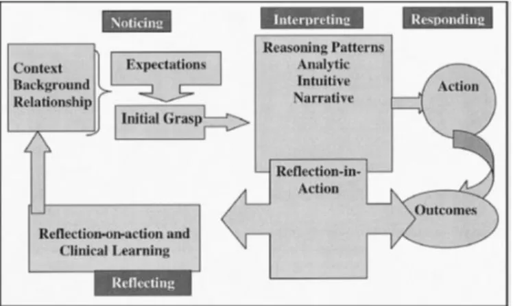 Figure 2. Tanner’s Model of Clinical Judgment (2006, p. 208). 
