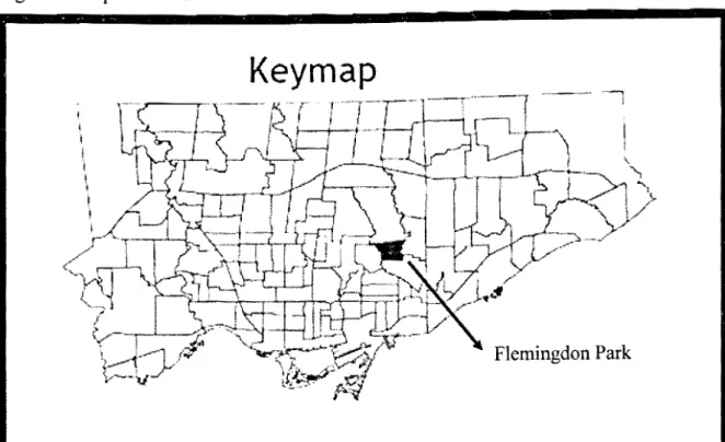 Figure  1:  Map of Toronto 