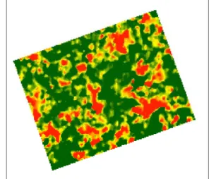Figure 6 - The seven DEMs that were generated, identified by image pairs used to generate  them