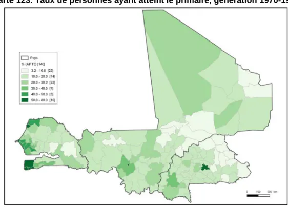Figure 3.2 : Exemple de titre et de sources pour présenter une carte 