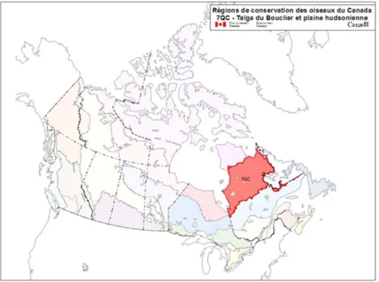 Figure 8-1  Bird Conservation Region (BCR) 7 