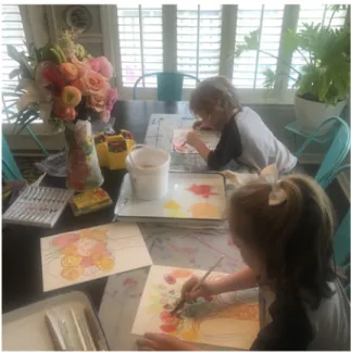 Figure 2. Still Life Lesson, March 2020