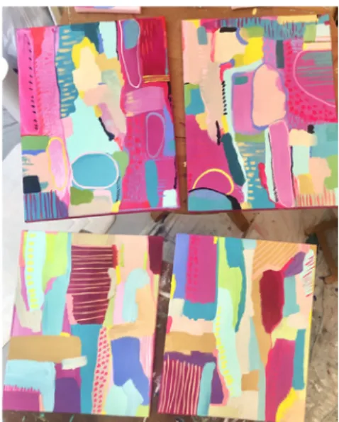 Figure 7. Meditative Tantrums, Collaboratively Painted, March 2020 