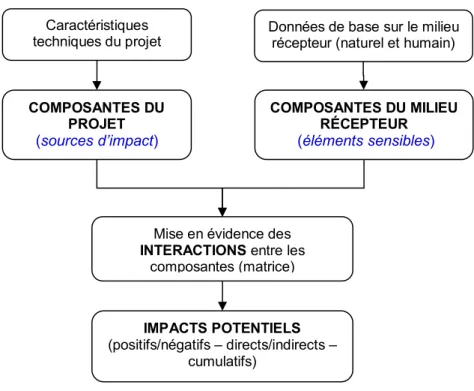 Figure 7-1 : Identification des impacts potentiels 