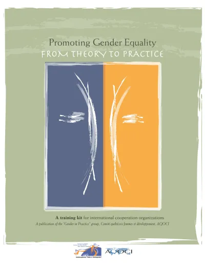 Promoting Gender Equality : FROM THEORY TO PRACTICE